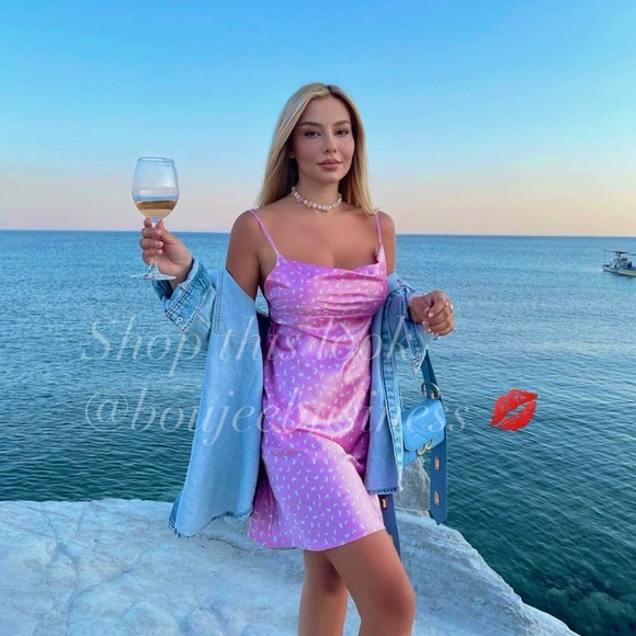 ZARA Satin Effect Floral Print Dress BNWT - Picture 1 of 8